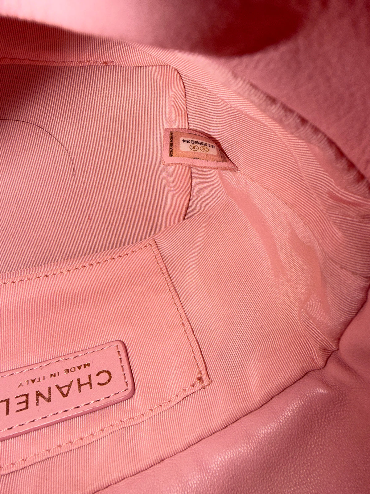 Chanel Pink Quilted Lambskin Pearl Drawstring Bucket Bag Handbag ad4