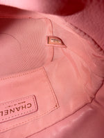 Chanel Pink Quilted Lambskin Pearl Drawstring Bucket Bag Handbag ad4