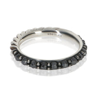 David Yurman Sterling Silver Hematite Cable Berries Ring fv