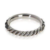 David Yurman Sterling Silver Hematite Cable Berries Ring pv