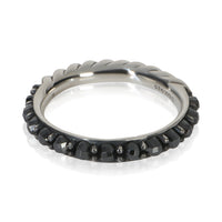 David Yurman Sterling Silver Hematite Cable Berries Ring sv