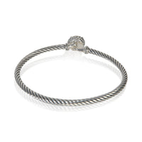 David Yurman Sterling Silver Pearl Chatelaine Bracelet pv