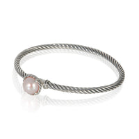 David Yurman Sterling Silver Pearl Chatelaine Bracelet sv