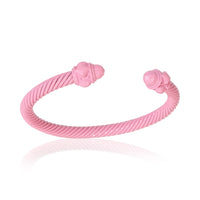 David Yurman Pink Aluminum Renaissance Bracelet bv