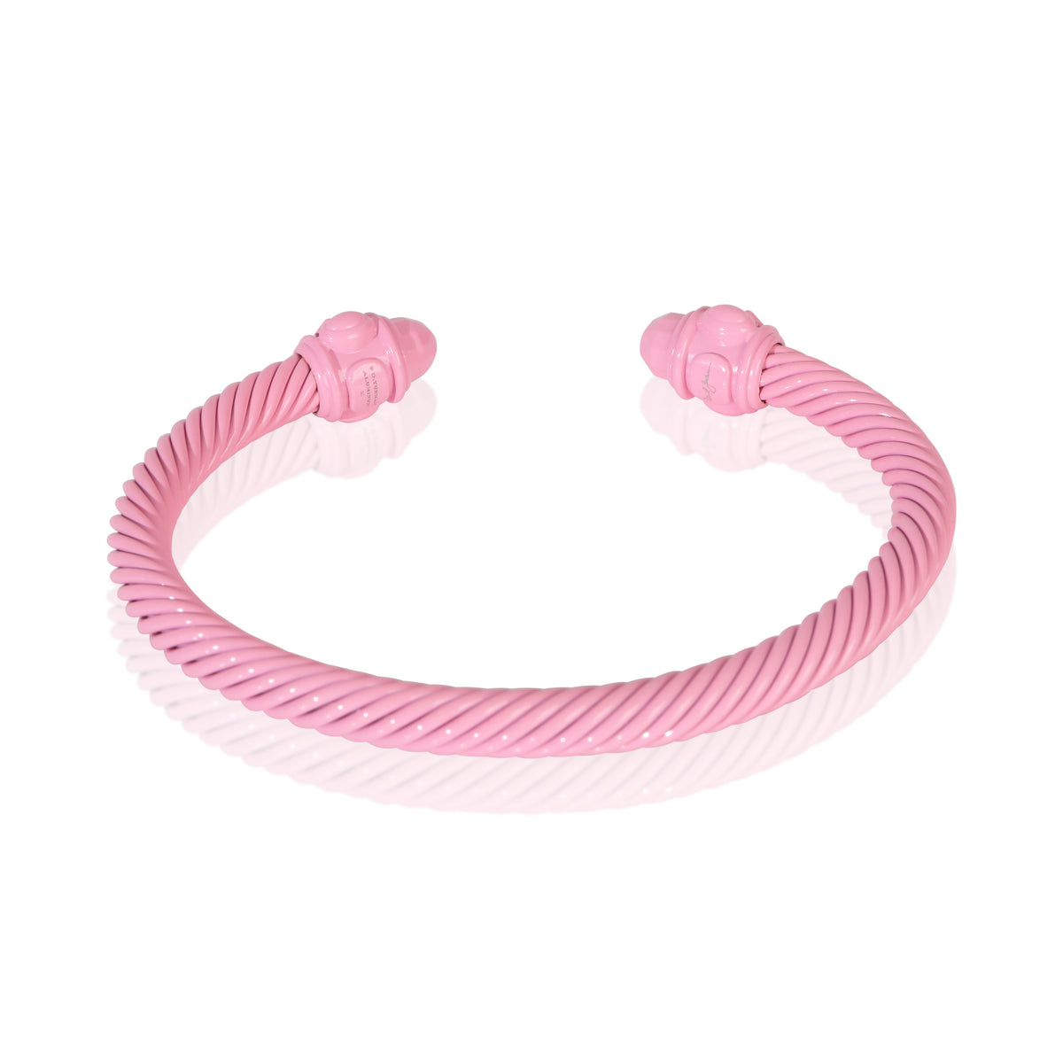 David Yurman Pink Aluminum Renaissance Bracelet pv