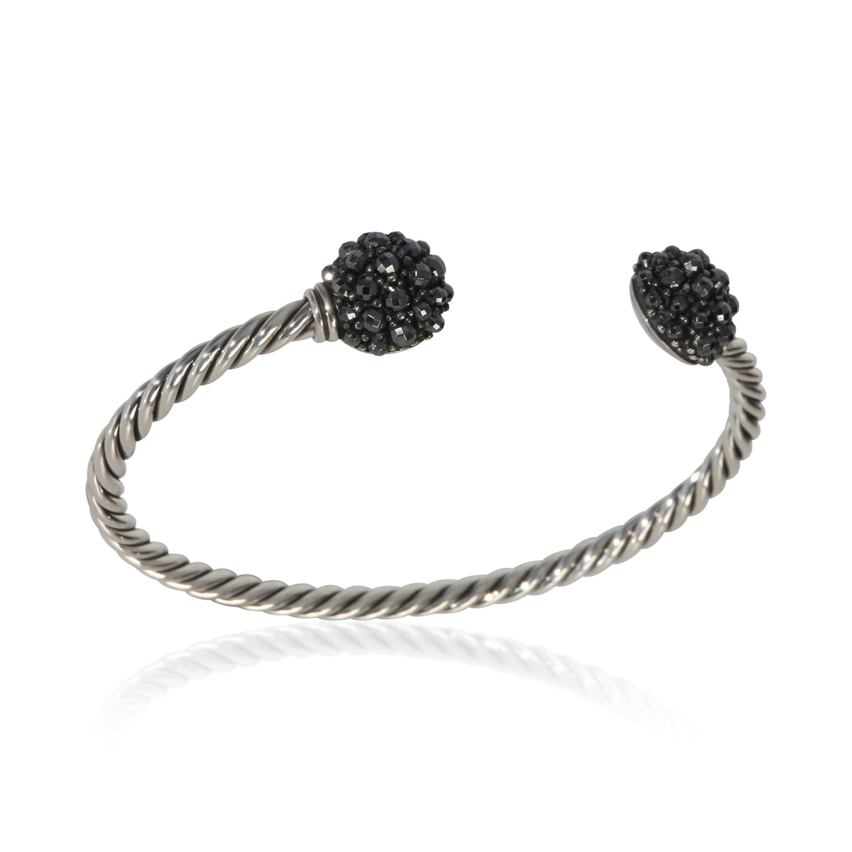 David Yurman Sterling Silver Hematite Osetra Berries Bracelet bv