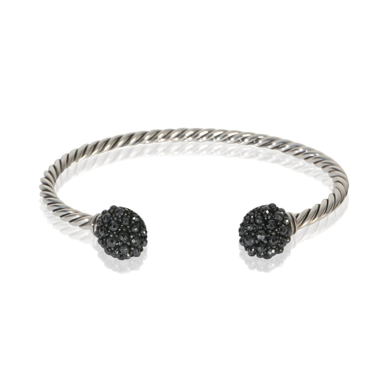 David Yurman Sterling Silver Hematite Osetra Berries Bracelet fv