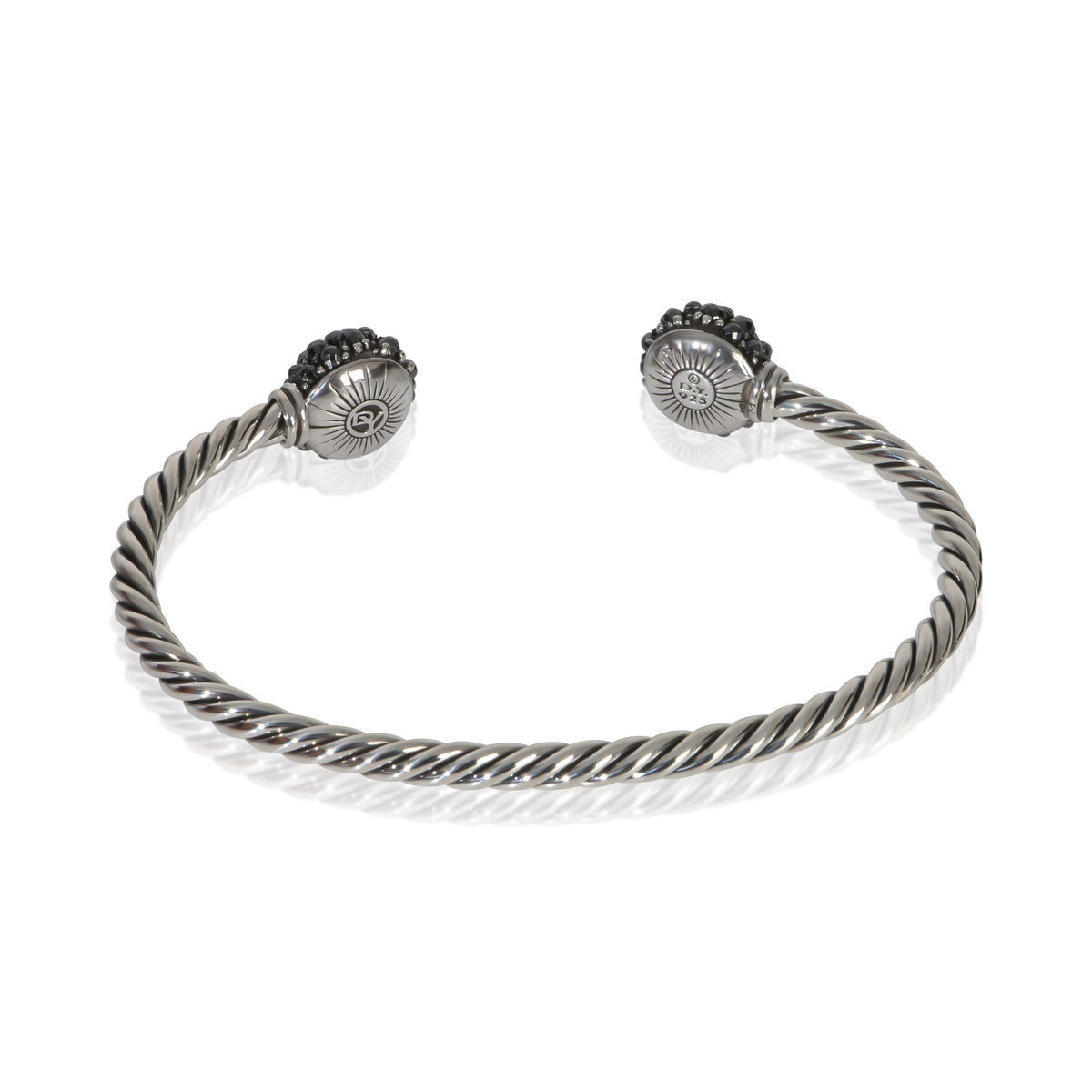 David Yurman Sterling Silver Hematite Osetra Berries Bracelet pv