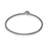 David Yurman Sterling Silver Pink Sapphire Starburst Bracelet pv