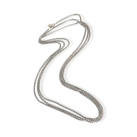 David Yurman Sterling Silver  Box Chain Necklace pv