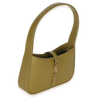 Saint Laurent Olive Smooth Calfskin Mini Le 5 A 7 Hobo Handbag 3