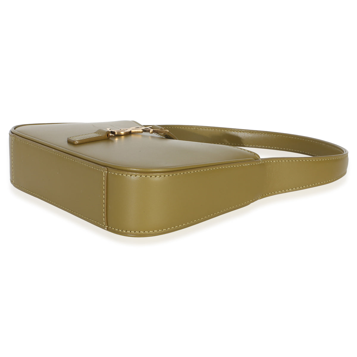 Saint Laurent Olive Smooth Calfskin Mini Le 5 A 7 Hobo Handbag 6