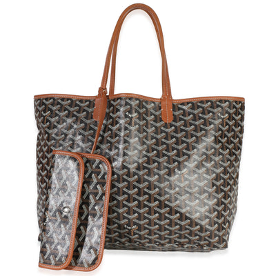 Goyard Black Gold ine Canvas Saint Louis PM Handbag fv