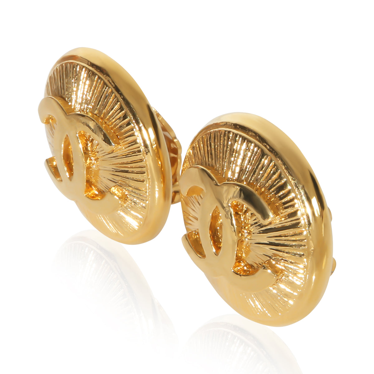 Chanel Gold Plated  Earrings sv