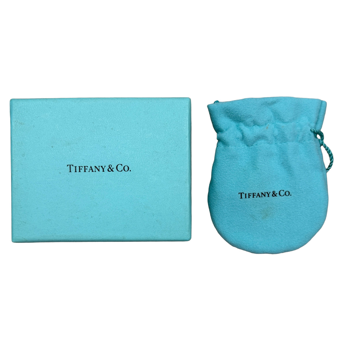 Tiffany & Co. Sterling Silver  Heart Tag Necklace box