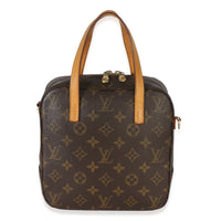 Louis Vuitton Monogram Canvas Spontini Handbag fv