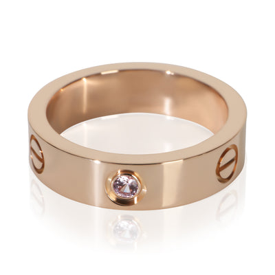 Cartier Rose Gold Sapphire Love Ring fv