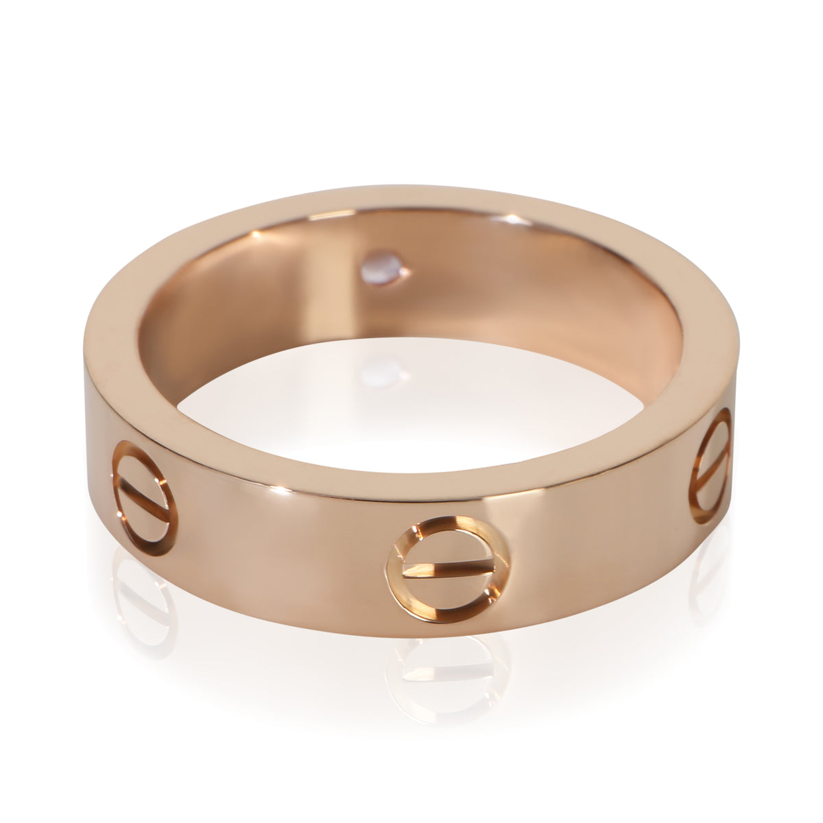 Cartier Rose Gold Sapphire Love Ring pv
