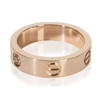 Cartier Rose Gold Sapphire Love Ring sv
