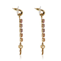 Chanel Gold Plated  2024 Rainbow CC Earrings sv