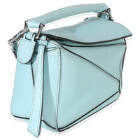 Loewe Light Blue Grained Calfskin Mini Puzzle Handbag 3