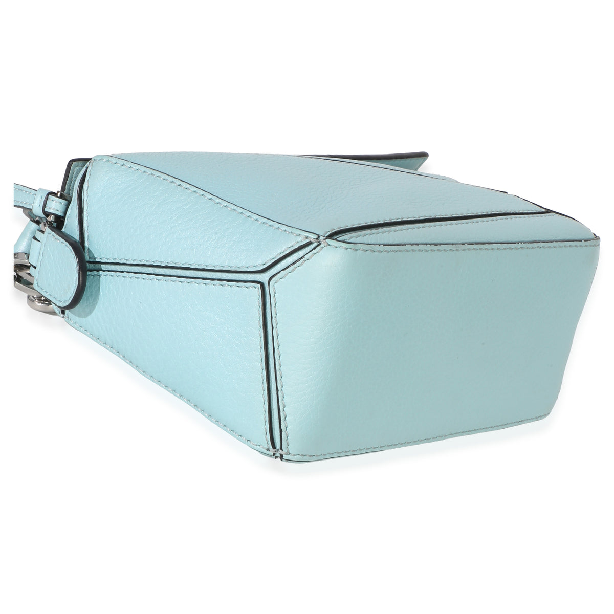 Loewe Light Blue Grained Calfskin Mini Puzzle Handbag 7