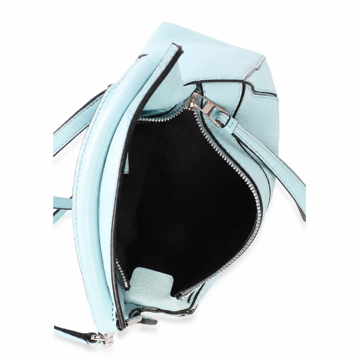 Loewe Light Blue Grained Calfskin Mini Puzzle Handbag ad1