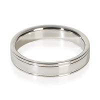 Tiffany & Co. Platinum  Double Milgrain Band pv