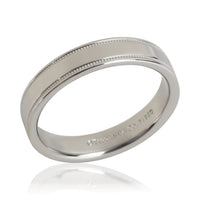 Tiffany & Co. Platinum  Double Milgrain Band bv
