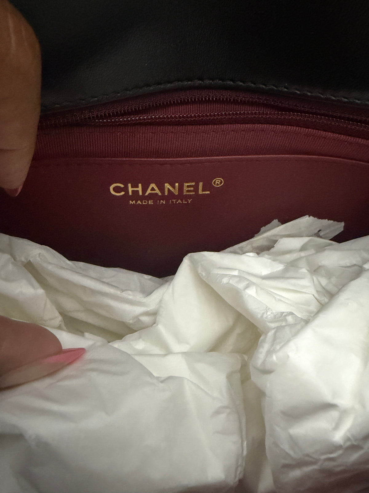 Chanel Black Quilted Lambskin Top Handle Envelope Flap Bag Handbag ad3