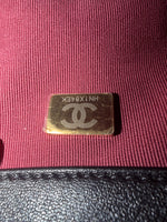 Chanel Black Quilted Lambskin Top Handle Envelope Flap Bag Handbag ad4