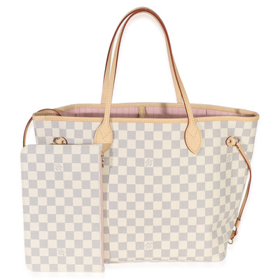 Louis Vuitton Damier Azur Canvas Neverfull MM Handbag id