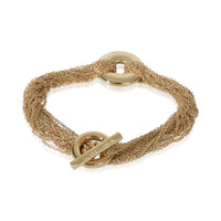 Tiffany & Co. Yellow Gold  Multistrand Toggle Bracelet pv