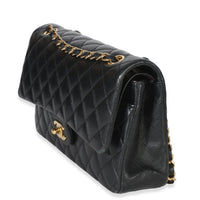 Chanel Black Quilted Lambskin Medium Classic Double Flap Bag Handbag 2