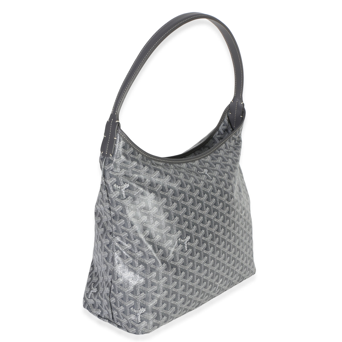 Goyard Grey ine Canvas Boheme Hobo Handbag 3