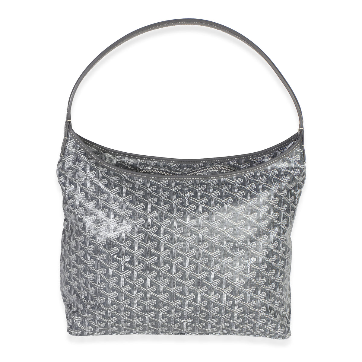 Goyard Grey ine Canvas Boheme Hobo Handbag 4