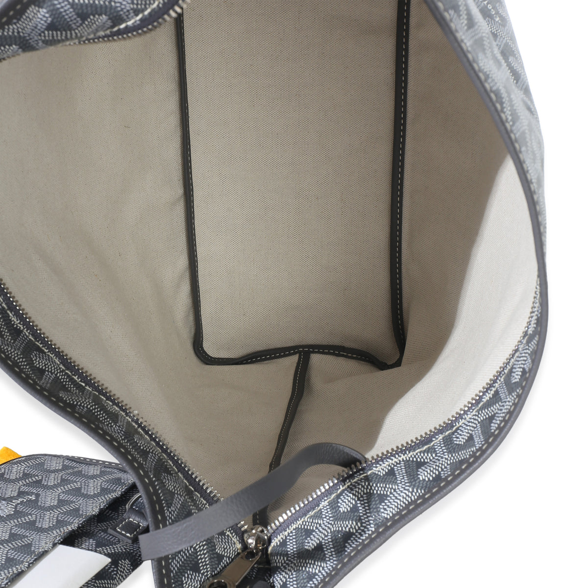 Goyard Grey ine Canvas Boheme Hobo Handbag 9