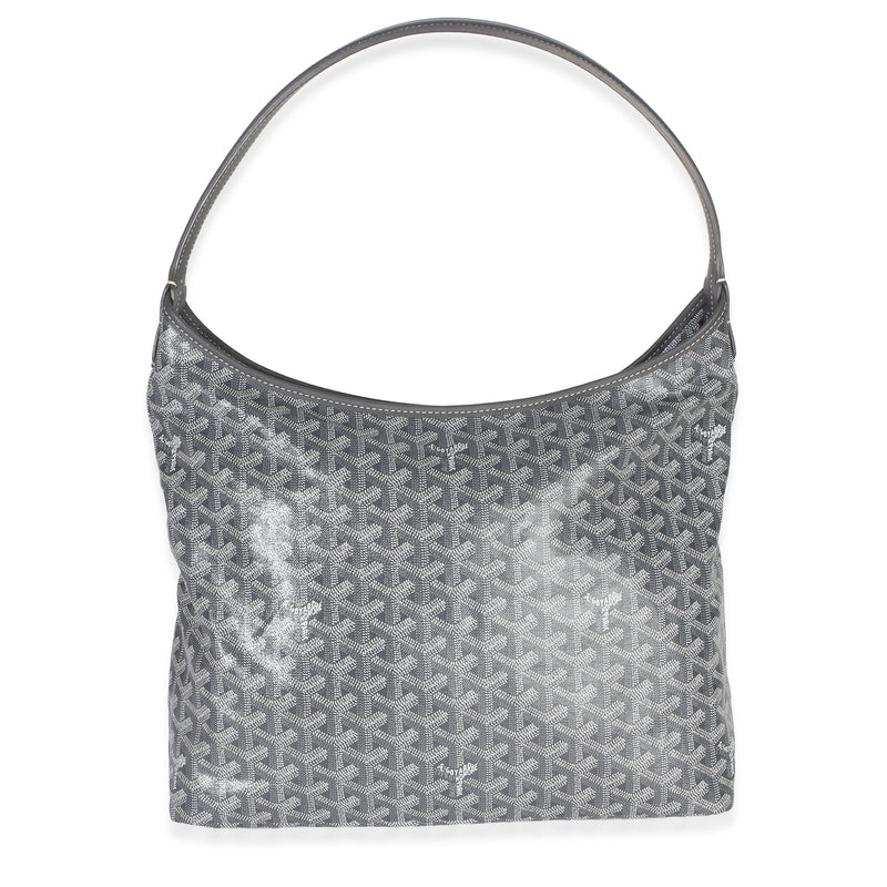 Goyard Grey ine Canvas Boheme Hobo Handbag fv