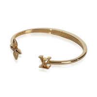 Louis Vuitton Gold Plated  Louisette Signature Bracelet sv