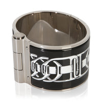 Hermès Extra Wide Balades Equestres Hinged Enamel Bracelet sv