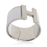Hermès Extra Wide Clic Clac In Blanc Bracelet bv