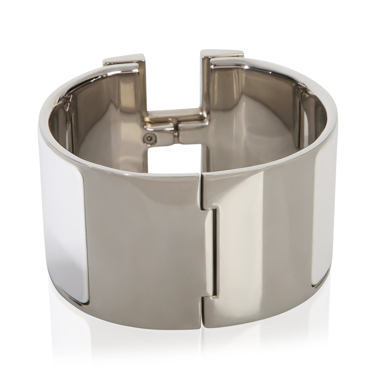 Hermès Extra Wide Clic Clac In Blanc Bracelet pv