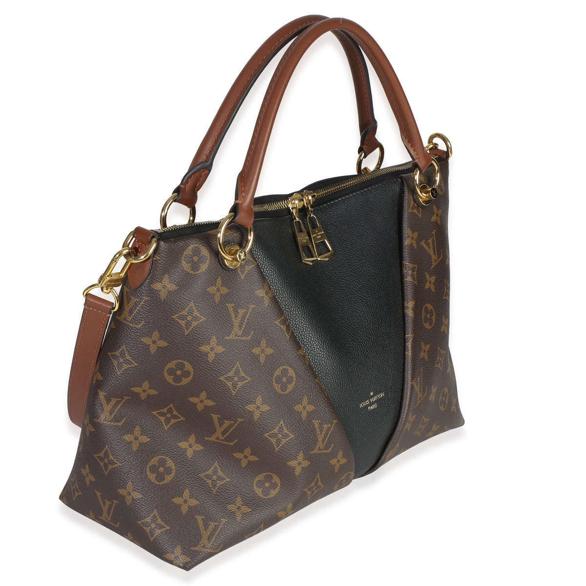 Louis Vuitton Black Monogram Canvas V Tote MM Handbag 3