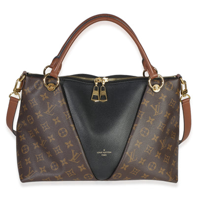 Louis Vuitton Black Monogram Canvas V Tote MM Handbag id
