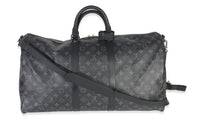 Louis Vuitton Monogram Eclipse Canvas Keepall Bandouliere 55 Handbag 4