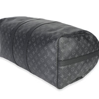 Louis Vuitton Monogram Eclipse Canvas Keepall Bandouliere 55 Handbag 6