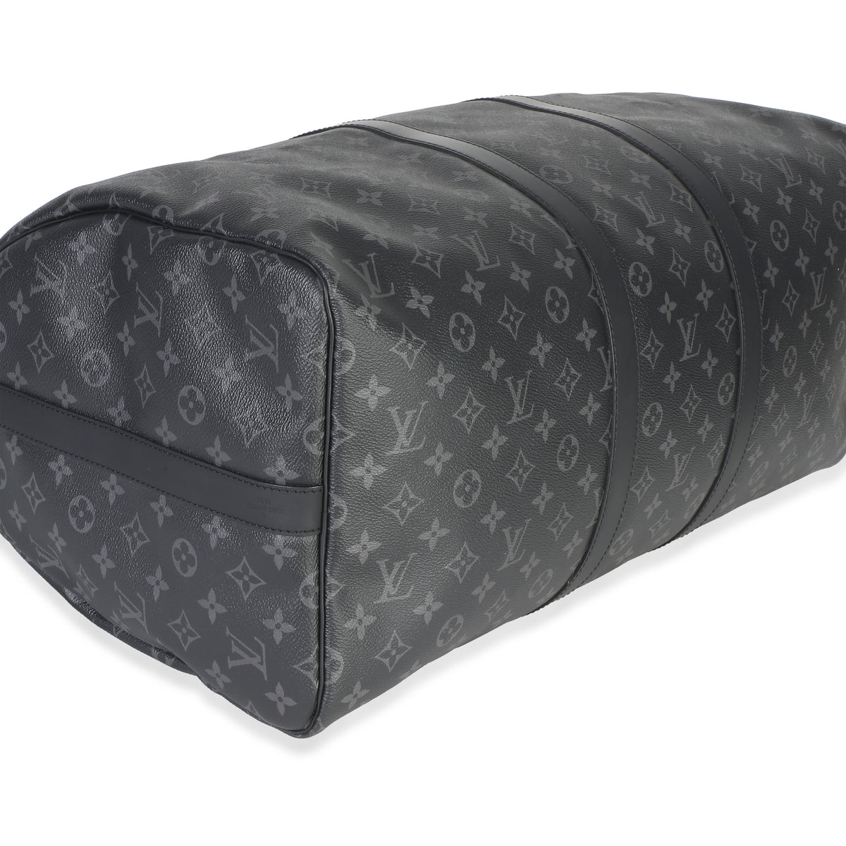 Louis Vuitton Monogram Eclipse Canvas Keepall Bandouliere 55 Handbag 7
