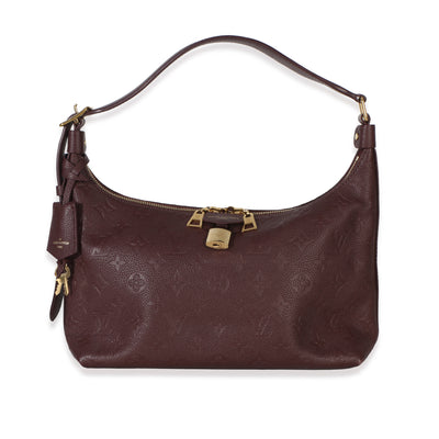 Louis Vuitton Burgundy Empreinte Monogram Sac Sport NM Handbag id