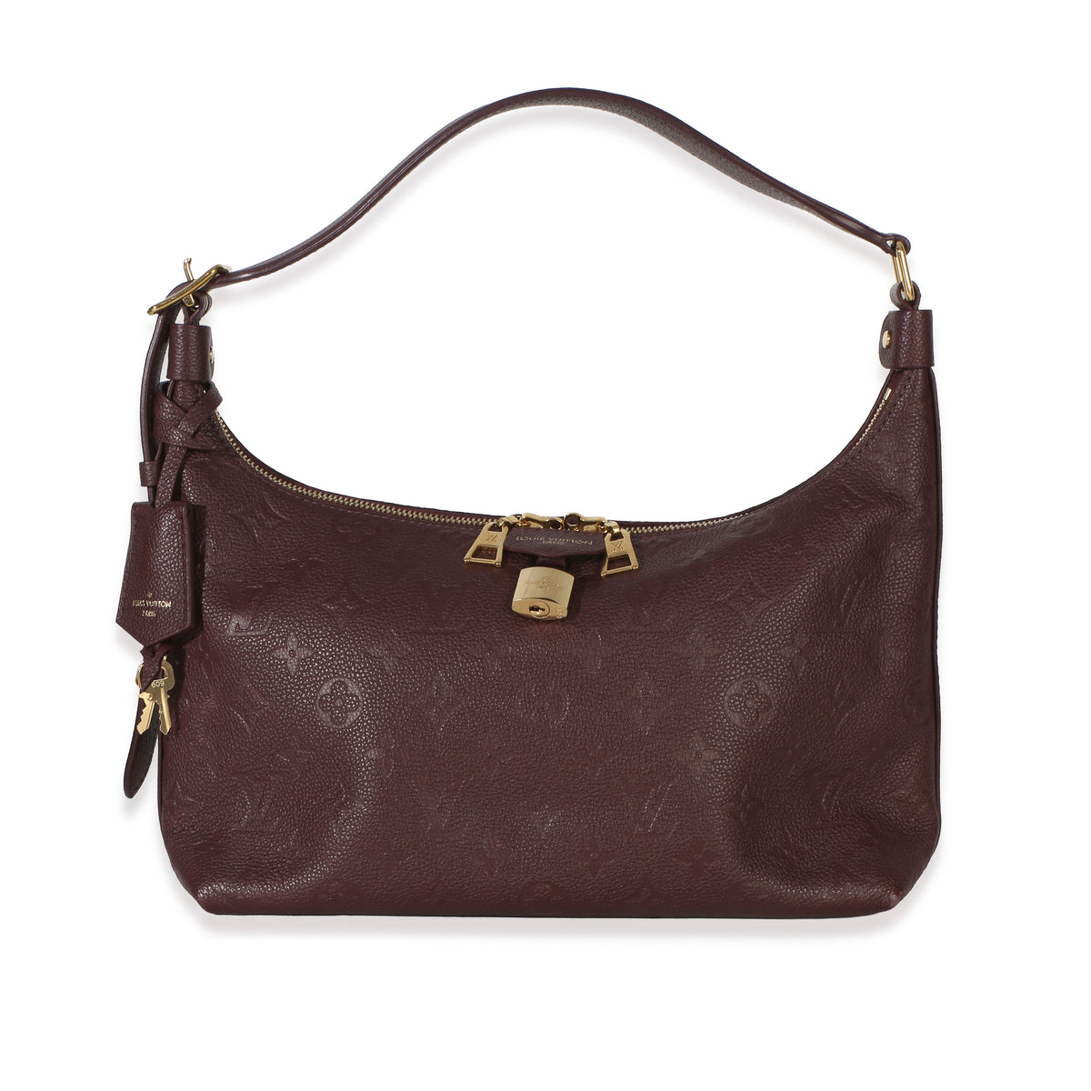 Louis Vuitton Burgundy Empreinte Monogram Sac Sport NM Handbag id