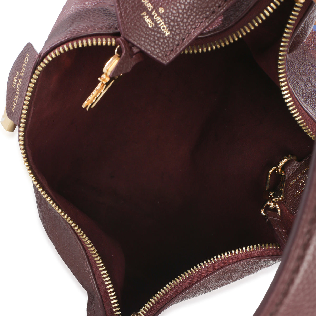 Louis Vuitton Burgundy Empreinte Monogram Sac Sport NM Handbag 8